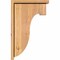 Ekena Millwork Del Monte Smooth Corbel w/Backplate, Western Red Cedar, 5 1/2"W x 14"D x 22"H COR06X14X22DEL01SWR - alternate 2